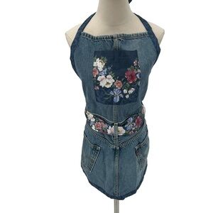Levi’s Floral Upcycled Jean Apron